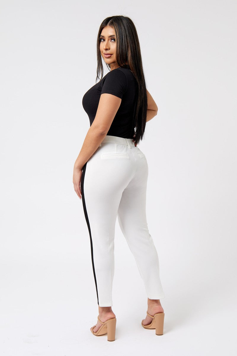 SIDE STRIPE KNIT TROUSER
