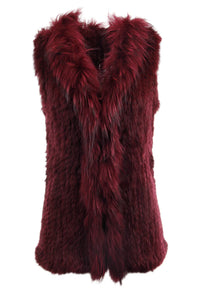 Natural Fur Trim Vest