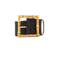 Elastic belt  With Bamboo Buckle