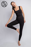 SQUARE NECKLINE SLEEVELESS TANK TOP