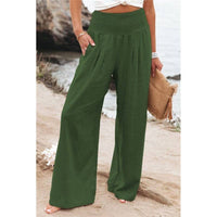 Summer Loose Wide Leg Cotton Linen Pants Women