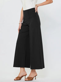 Black High Waist Wide Leg Pants