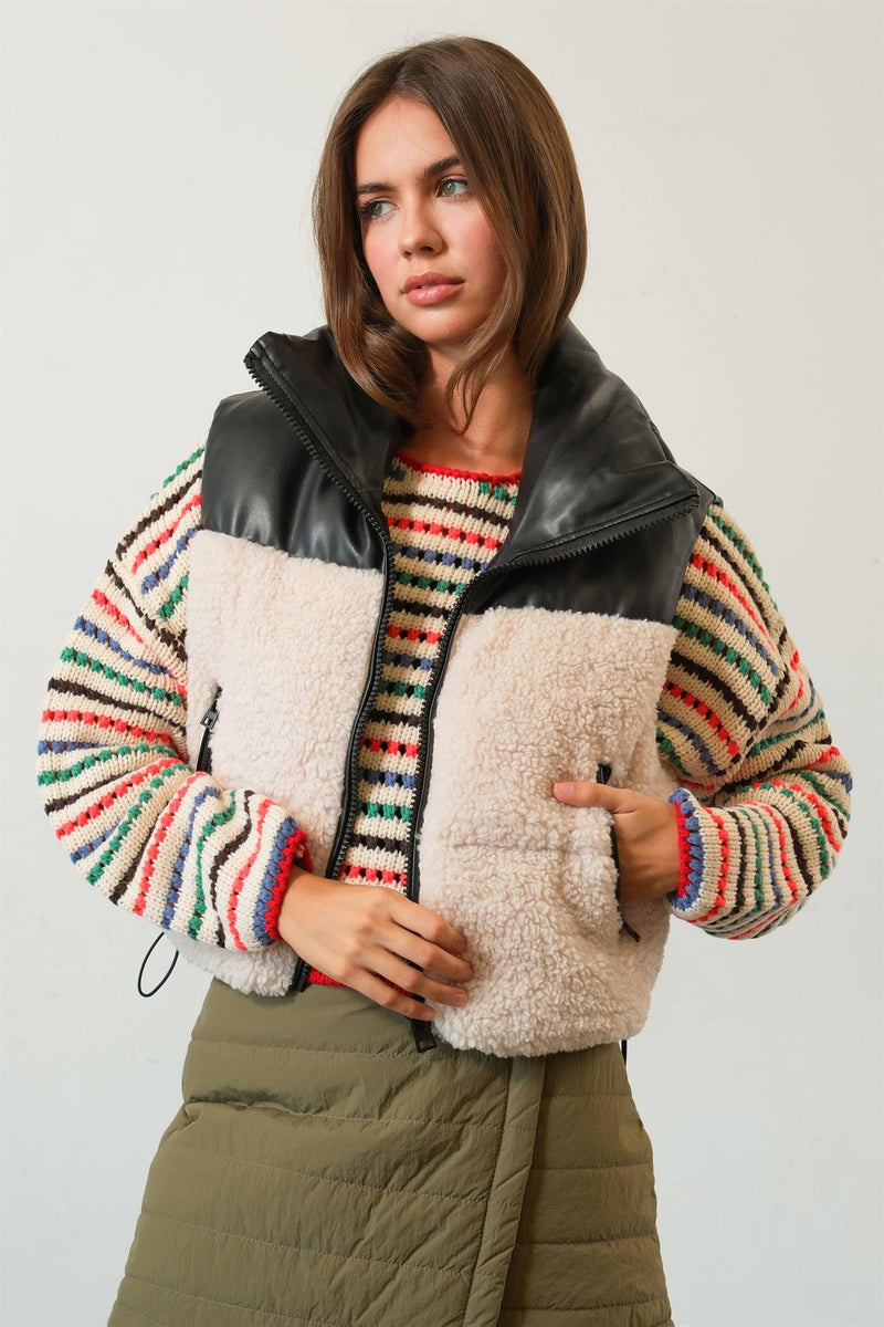 Sherpa Puffer Vest