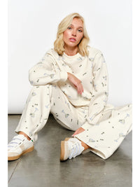Martini Print Lounge Set