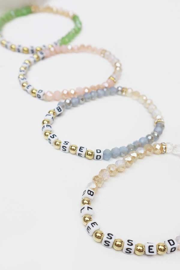 Blessed Pearl Beaded Bracelet