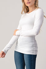 Round Neck Fitted Tee