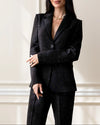 Black Starry Night Tailored Blazer
