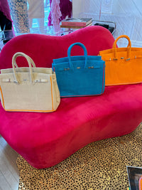 Hamptons Designer Terry Bag Khaki