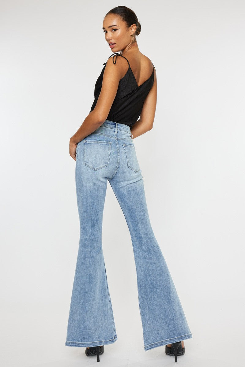 HIGH RISE SUPER FLARE JEANS