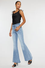 HIGH RISE SUPER FLARE JEANS