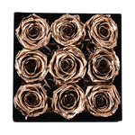 Gold Blue Roses Velvet 9