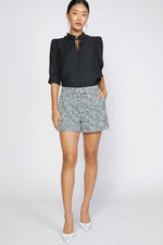 TWEED FABRIC SHORTS