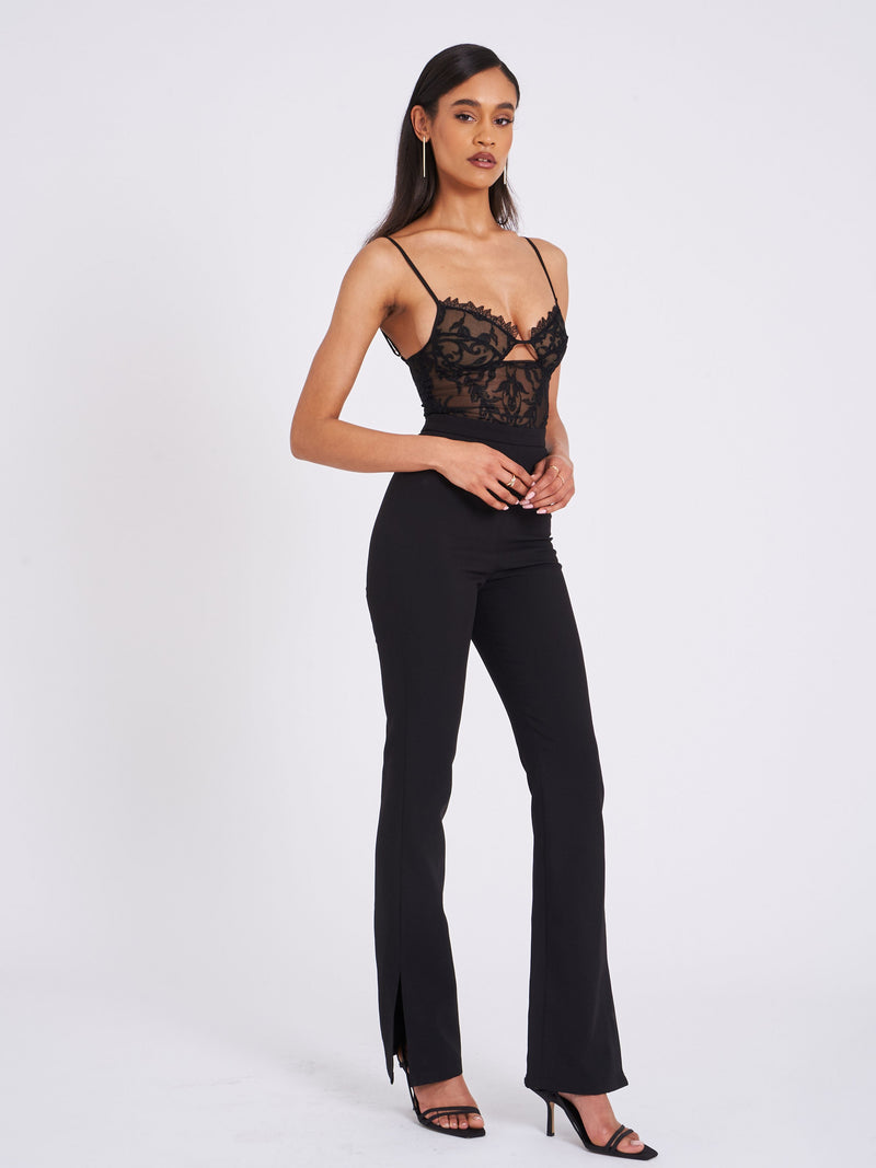 Black Lace Jumpsuit