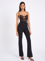 Black Lace Jumpsuit