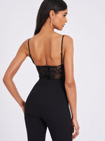 Black Lace Jumpsuit