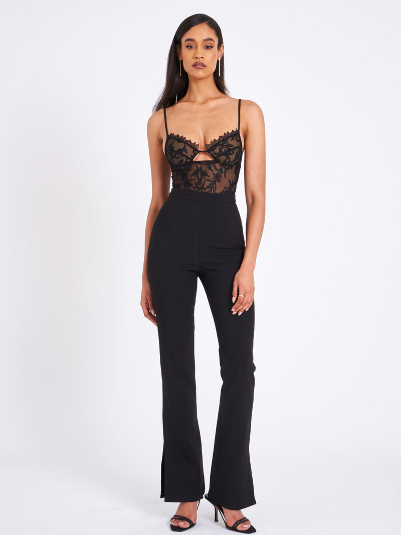 Black Lace Jumpsuit