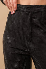 Stone Embellishments Throughout Long Pants