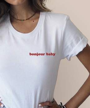 BONJOUR BABY TEE