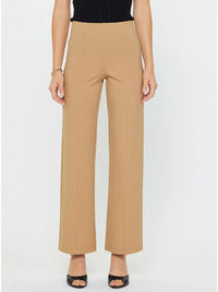 Nude High Waist Straight Leg Pants