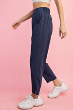 PLUS CRINKLE WOVEN PANT