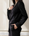 Black Starry Night Tailored Blazer