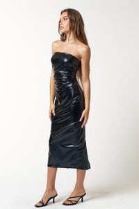 Black Strapless Dress