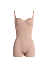 RIBBED REMOVABLE STRAP ROMPER