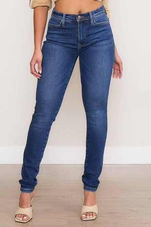 High rise non distressed skinny jeans