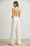 LUXE SATIN JUMPSUIT WHITE