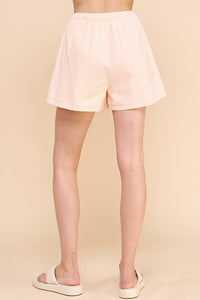 Twine Stripe Cotton Blend Shorts