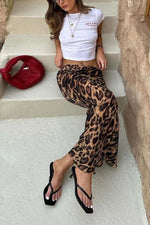 Leopard Print Maxi Skirt