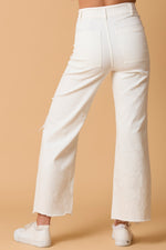 Pearl Trim Straight Leg Pants