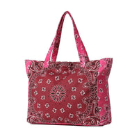 Bandana Print Large Tote Bag
