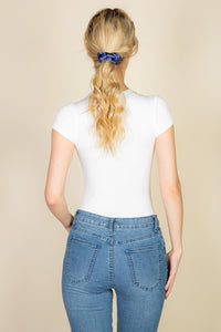 Essential White Cap Sleeve Bodysuit