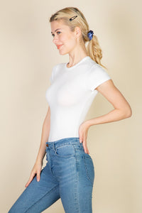 Essential White Cap Sleeve Bodysuit