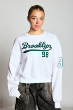 BROOKLYN CHAIN STITCH EMBROIDERY/ FLEECE