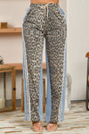 TRACK LEOPARD PRINT PANTS