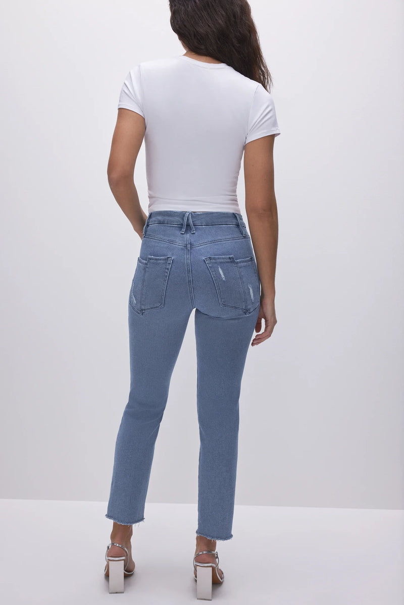 GOOD LEGS STRAIGHT SPLIT POCKETS JEANS