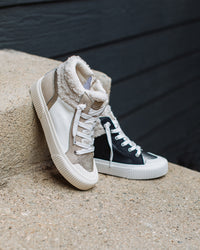 Gaston Beige Sand & Black Sneaker