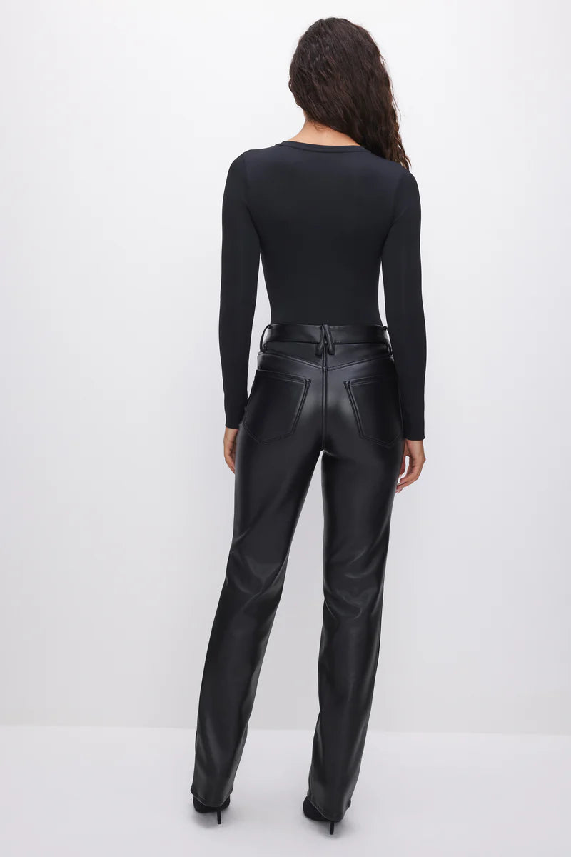 GOOD ICON FAUX LEATHER PANTS