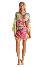 DRAWSTRING TUNIC RESORT DRESS