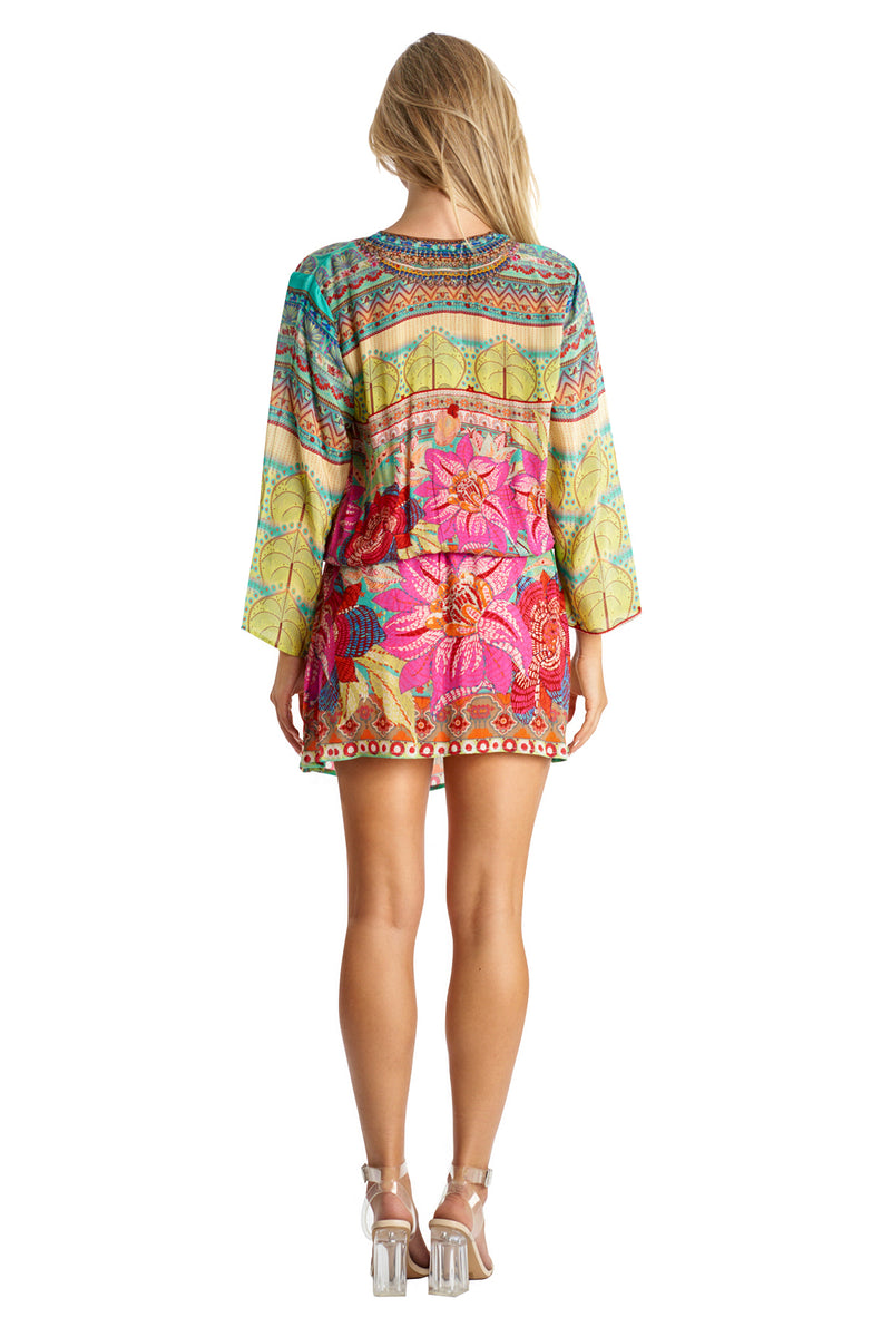 DRAWSTRING TUNIC RESORT DRESS