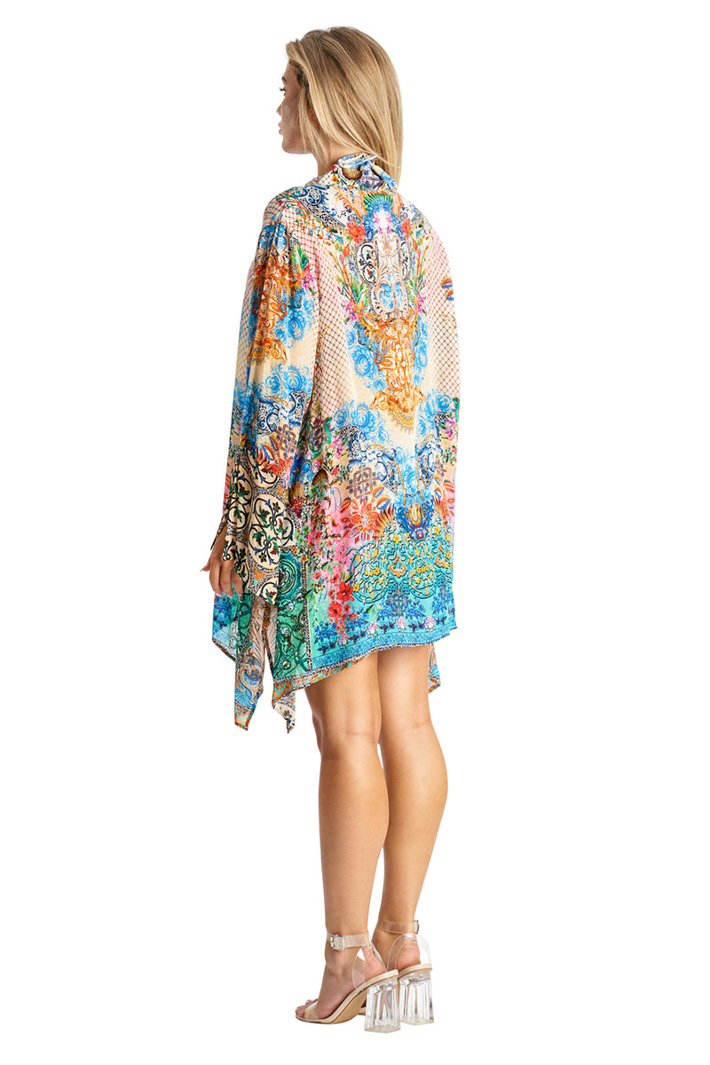 BEACH RESORT EASY SHIRTDRESS COVER-UP