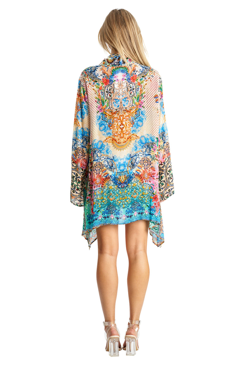 BEACH RESORT EASY SHIRTDRESS COVER-UP