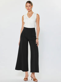 Black High Waist Wide Leg Pants