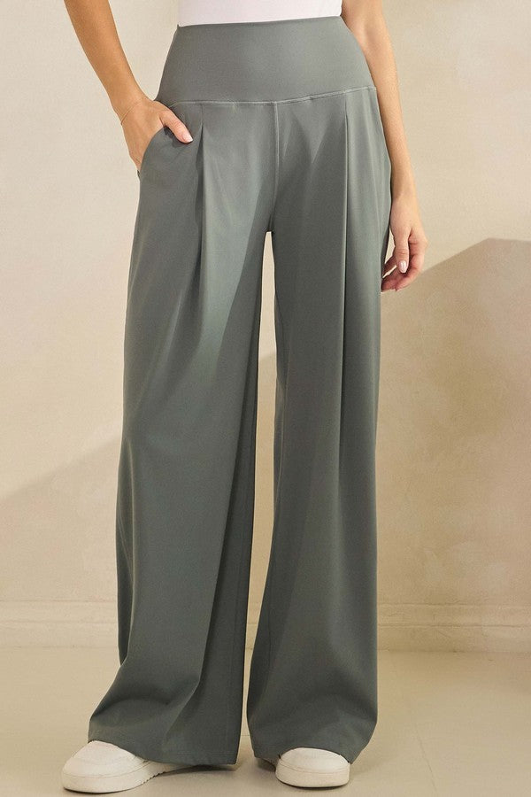 High Waist Wide Leg Lounge Pants