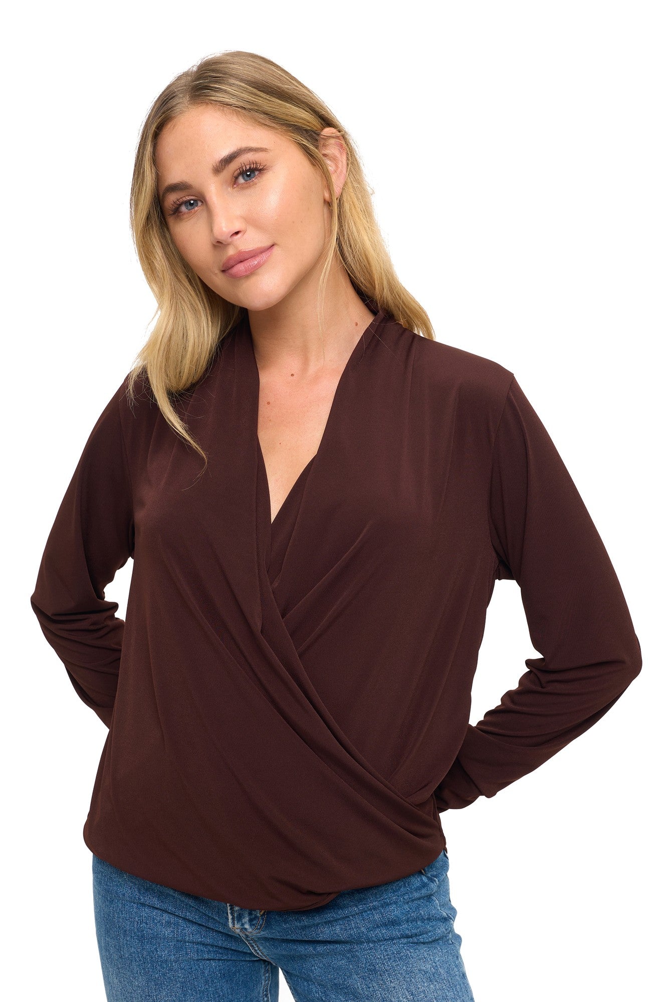 Chocolate Brown High Waisted Wide Leg Pants