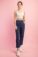 PLUS CRINKLE WOVEN PANT