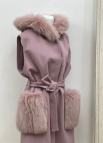 Pink Fur Vest