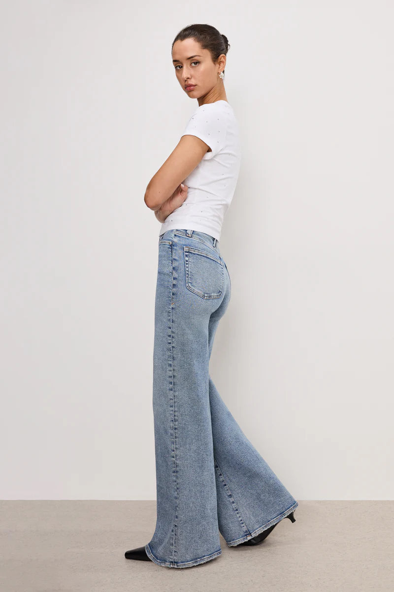 GOOD WAIST PALAZZO JEANS